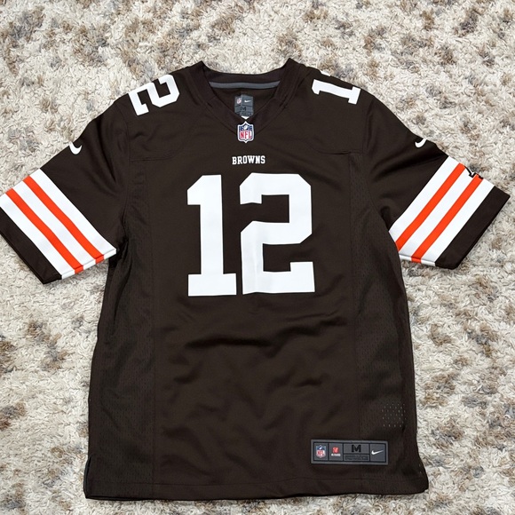 Nike Other - Nike Cleveland Browns #12 Jersey in Brown, White & Orange